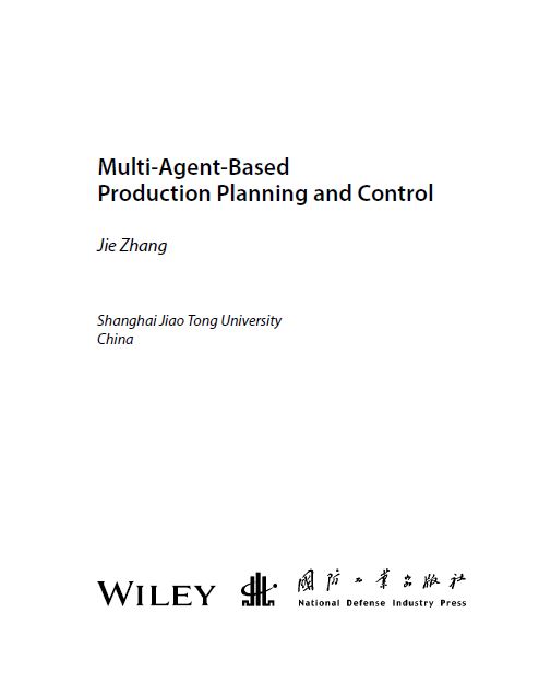 Multi Agent based Production Planning and Control